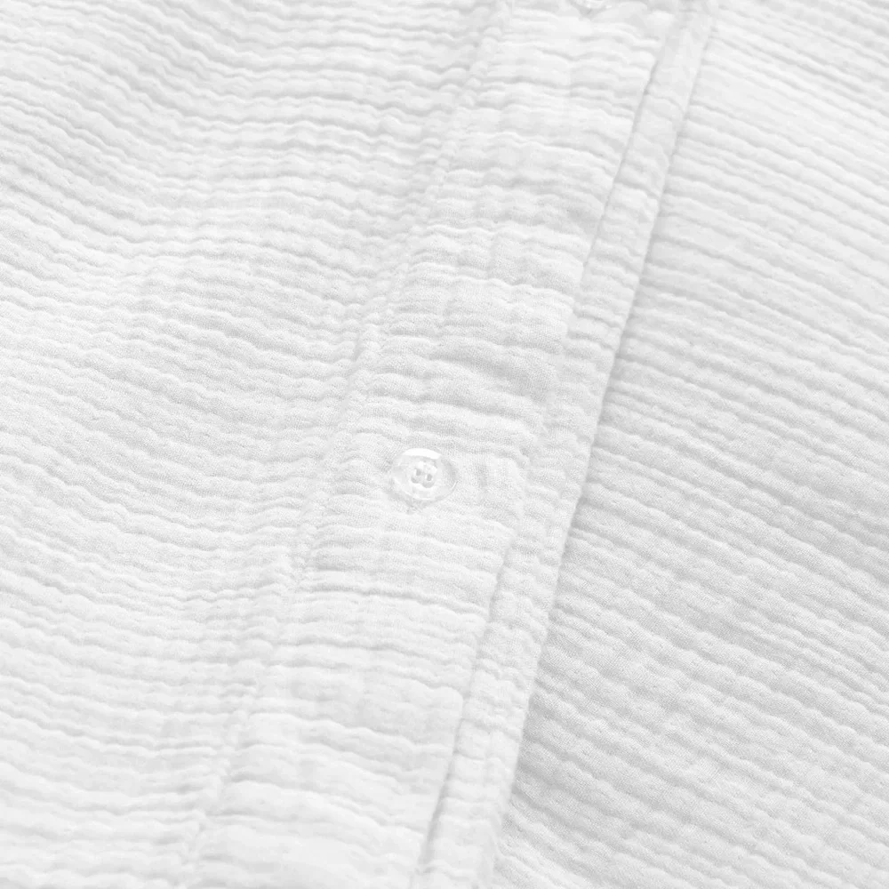 QUINCE Organic Airy Gauze Duvet Cover Twin White